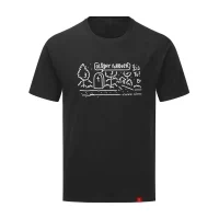 Triko — Vladimír Strejček — motiv Olšany (černé)