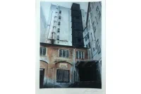 Podepsaný tisk s&nbsp;motivem Žižkova — Veronika Vašková