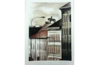 Podepsaný tisk s&nbsp;motivem Žižkova — Veronika Vašková