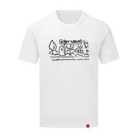 Triko — Vladimír Strejček — motiv Olšany (bílé)