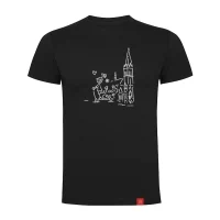 Triko — Vladimír Strejček — motiv Prokop (černé) — pouze velikosti XXS, XS, S, M