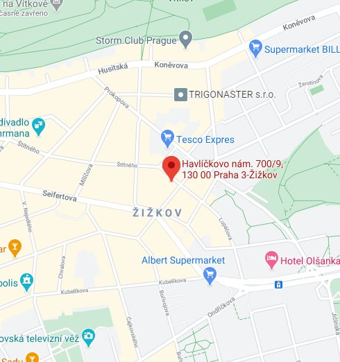 Havlíčkovo nám. 9 mapa