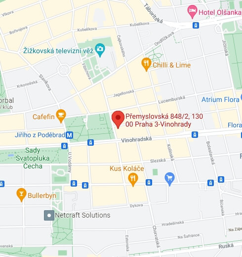 Přemyslovská 2 mapa